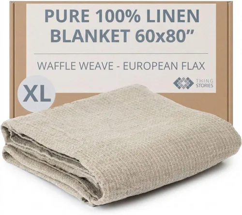 Miniatura 13 de Pure Linen - Juego de 2 toallas de baño pequeñas de 20 x 40 pulgadas de secado rápido para pieles sensibles, toallas finas para baño, toalla ligera