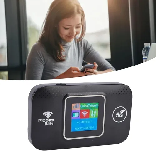 Miniatura 2 de Asixxsix 5G LTE móvil Hotspot router alta velocidad 300Mbps 4G LTE viaje portátil WiFi conecta hasta 12 dispositivos