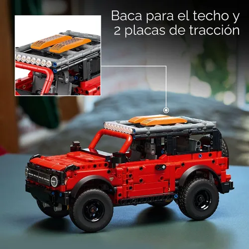 Miniatura 6 de LEGO Technic Ford Bronco - Auto de juguete para niños, juguete de construcción para niños y niñas, a partir de 10 años, juguete de automóvil y kit
