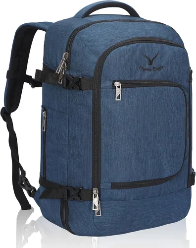 Miniatura 14 de Hynes Eagle Mochila de viaje 40L aprobada para vuelo, mochila de mano para hombre, gran cabina, fin de semana, mochila para computadora portátil