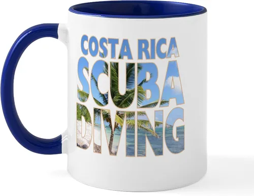 Miniatura 51 de CafePress Scuba Flag Diver Taza de café de cerámica de 11 oz (11.0 fl oz)