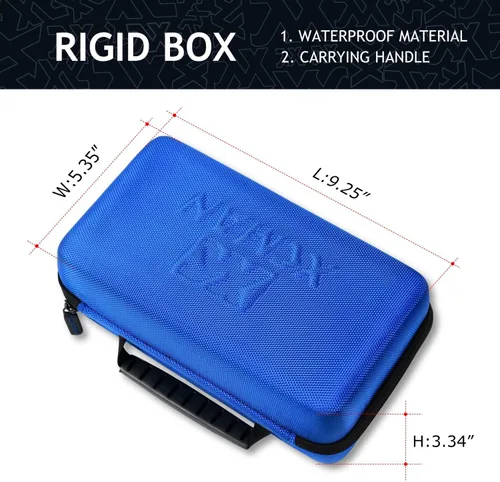 Miniatura 8 de XCMAN Kit de depilación y afinación de esquí y snowboard con caja de cepillos de cera para viajes y almacenamiento