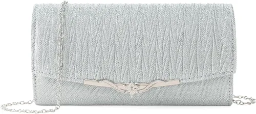 Bolso de noche para mujer, bolso de mano con purpurina para boda, bolso cruzado para fiesta de graduación, cóctel
