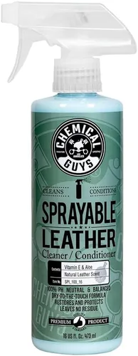 Miniatura 8 de Chemical Guys SPI_103_16 Limpiador y Acondicionador de Cuero Pulverizable en Uno para Interiores de Automóviles, Aroma de Cuero, 16 fl oz