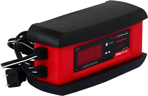 Miniatura 6 de Schumacher Electric 3A Cargador y Mantenedor de Batería para Auto, Solución 3-en-1, para Baterías de 6V/12V de Deportes de Potencia, Automotrices