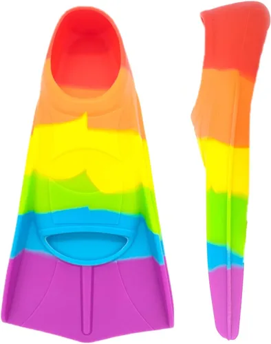 Miniatura 83 de Gugmoy Kids Swim Fins,Comfortable Silicone Flippers for Swimming and Diving,Size Suitable Beginners Kids Girls Boys Adults