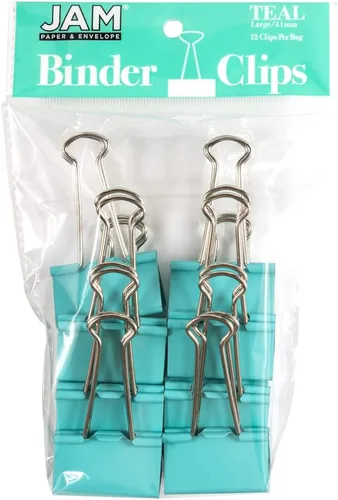 Miniatura 73 de Broches aprietapapeles JAM Paper®, Blanco