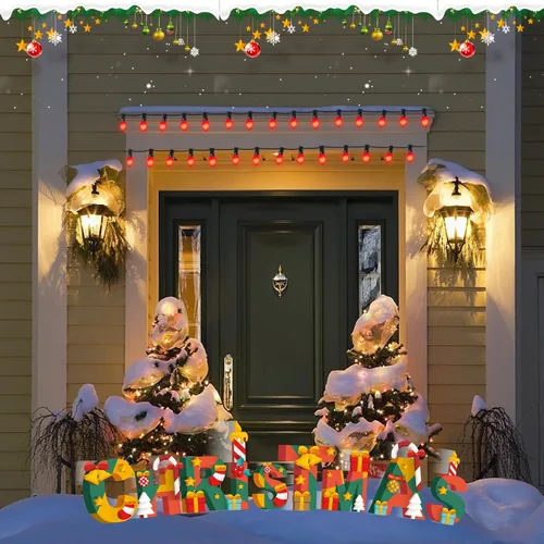 Miniatura 7 de Bombillas de Luces Navideñas C7 Oviejo, Paquete de 25 Bombillas de Repuesto C7 Rojas de 0.6W, Bombillas de Luz Nocturna, Bombillas LED de Repuesto