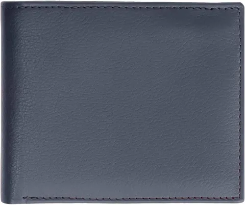 Bullz RFID bloqueo de señal de protección contra robo de cuero grande grueso de seguridad para hombre cartera, Negro -