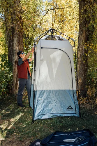 Miniatura 6 de Caddis Refugio rápido de privacidad de 1/2 habitaciones, ducha de campamento y tienda de campaña portátil para inodoro, tiendas de campaña