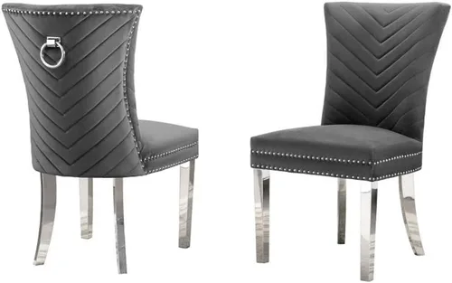Miniatura 3 de Best Quality Furniture SC360-367 Sillas de comedor, negro/dorado