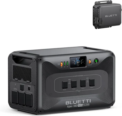 Miniatura 9 de BLUETTI Apex 300 - Estación de energía portátil, generador solar de 2764.8 Wh con batería de reserva con 6 salidas de CA de 3840 W