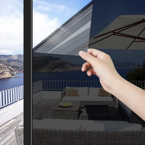 Miniatura 12 de ConCus-T Película unidireccional para ventana, tintado de bloqueo solar, película de privacidad para ventana, película solar anti-UV, película