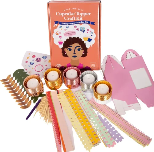 Miniatura 2 de Kids Crafts Business in A Box para niñas: alternativa perfecta al aire libre de limonada y bonito regalo de cumpleaños para niñas de 8 a 13 años