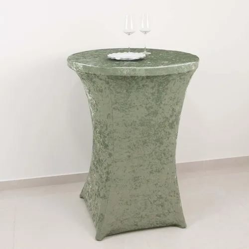 Miniatura 10 de Efavormart - Funda para mesa de cóctel, color beige