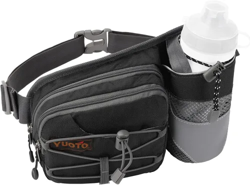Miniatura 2 de Waist Pack with Water Bottle Holder for Running Walking Hiking Fanny Pack Hydration Belt