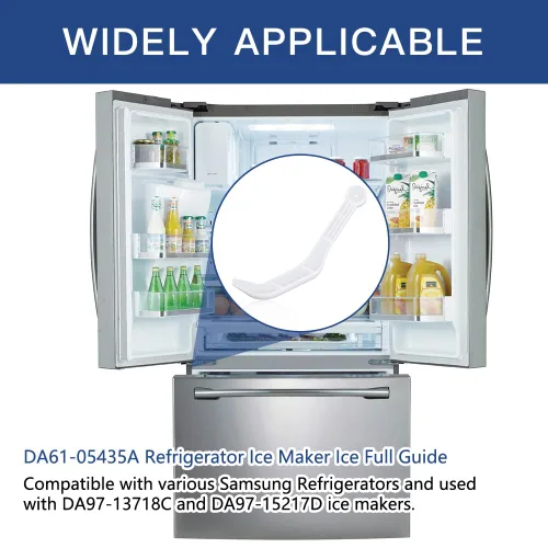 Miniatura 2 de DA61-05435A Guía completa de hielo para nevera, pieza de repuesto de brazo de nivel de apagado apto para refrigeradores Samsung