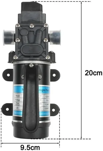 Miniatura 2 de JOEBO Bomba sumergible eléctrica de 12 V 24 V 10/min Bomba de agua eléctrica de alta presión Bomba de película de agua Bomba de agua Bomba