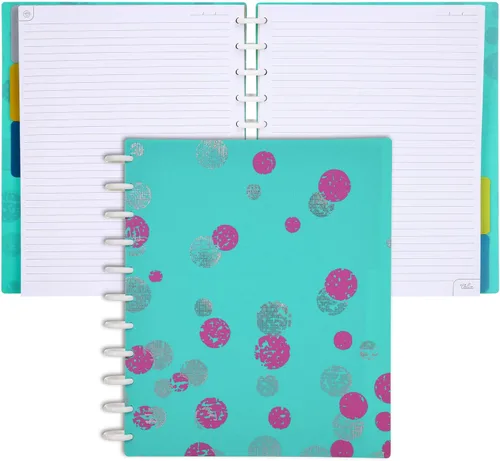 Miniatura 137 de Talia - Cuadernos de notas con tapas, planificador, personalizables, (Azul de Verano, Junior (5.5 pulgadas x 8.5 pulgadas)) Azul verano