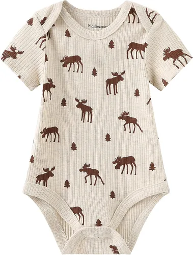 Miniatura 19 de Kiddiezoom Mameluco unisex de algodón de una pieza para bebé recién nacido, 5