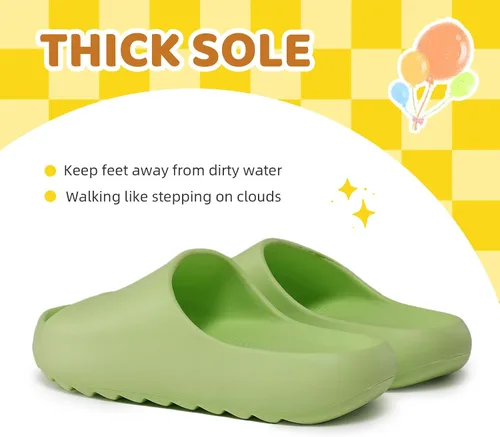 Miniatura 56 de Sandalias acolchadas para mujeres, hombres y niños, cómodas, antideslizantes, suaves, impermeables, para baño, ducha, sandalias acolchadas de suela