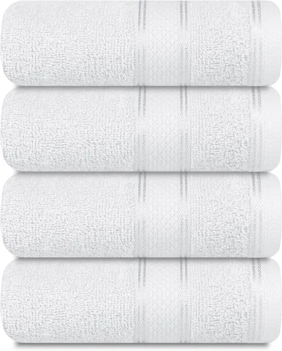 Miniatura 9 de Casa Lino Toallas de mano 100% algodón para baño, toallas de cocina suaves, altamente absorbentes y de secado rápido, juego de toallas de gimnasio