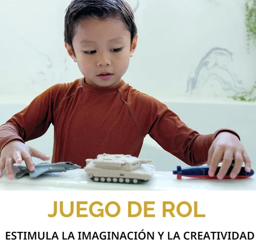Miniatura 4 de SplashEZ Juguetes de Baño para Niños de 4-8 Años, Juguetes de Baño para Niños Varones, Sin Moho Sin Agujeros Sellados, Conjunto de Juego Militar