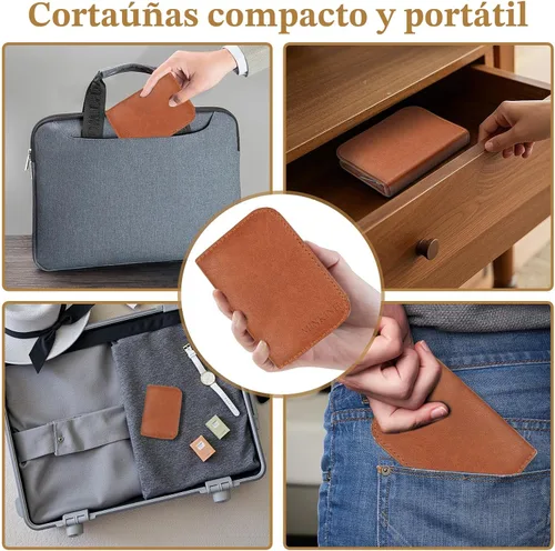 Miniatura 9 de MINKINH Juego de manicura profesional para cortaúñas, kit de manicura de acero inoxidable de 26 piezas, herramientas para el cuidado de uñas