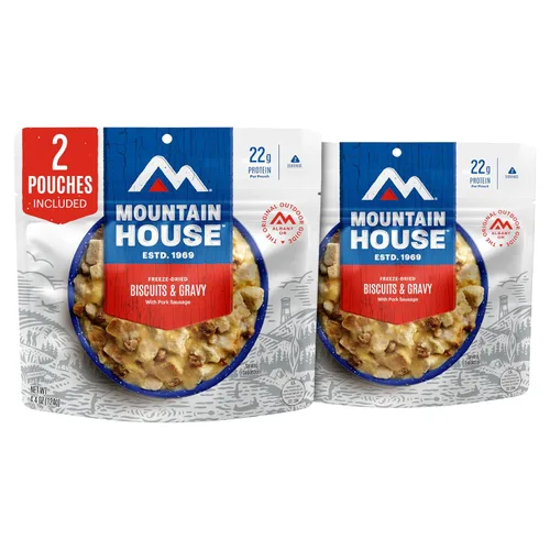 Miniatura 7 de Mountain House Lasaña de carne Alimentos liofilizados para acampar, 4 porciones, vida útil de 30 años, paquete de 2