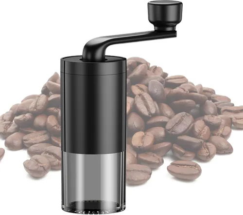 Miniatura 9 de Molinillo manual de fresas de café – Molinillo de expresos de mano, molinillo de café de viaje, molinillos de café de manivela compacta, herramienta