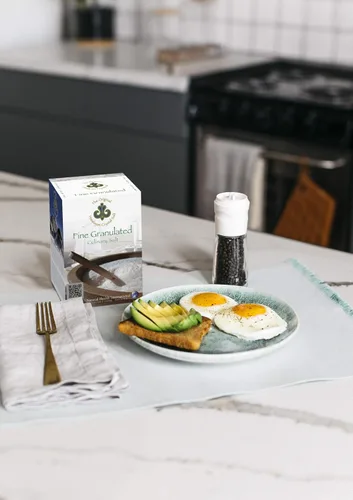 Miniatura 8 de Cristal de sal original del Himalaya, sal culinaria granulada fina para cocinar, preparar alimentos y salud con 84 minerales traza (1 paquete)