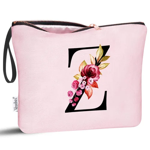 Miniatura 37 de Vavabox A-Z Bolsa de Maquillaje Personalizada, Regalos de Cumpleaños para Mujeres y Mamá, Regalos para la Mejor Amiga, Bolsa de Cosméticos