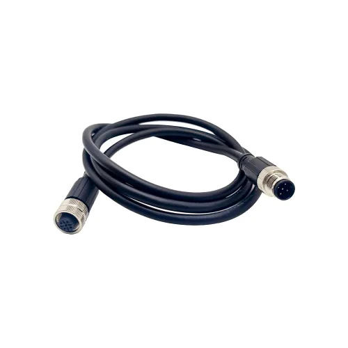 Miniatura 9 de Elecbee Conector M12 5 Pin A-Code Hembra a Hembra Cable terminado doble 1M/3.3ft