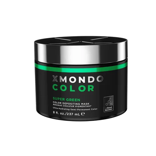 Miniatura 23 de XMONDO Color Super Purple Depositing Mask y tinte morado semipermanente, infundido con tecnología Bond Booster y ácido hialurónico para nutrición