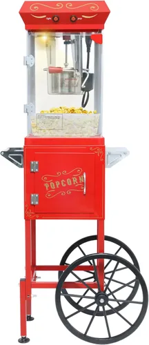 Miniatura 18 de Máquina comercial de palomitas de maíz de 12 onzas con luz de calentamiento, hace 60 tazas, máquina de acero inoxidable estilo teatro con vidrio