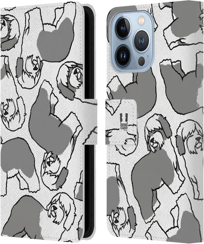 Miniatura 9 de Head Case Designs Airedale Terrier Dog Breed Patterns 4 Leather Wallet Case Compatible with Apple iPhone 13 Pro