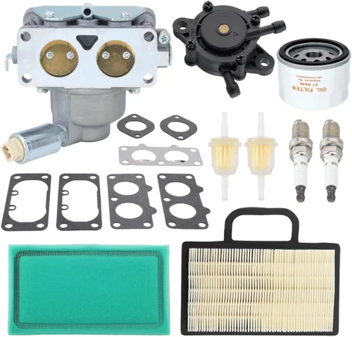 Hipa 791230 Carburador para Brigg y Straton 799230 699709 499804 20-25 HP V-Twin Engine para John D MIA10632 L118 L120 La130 La135 Reemplazar 445677