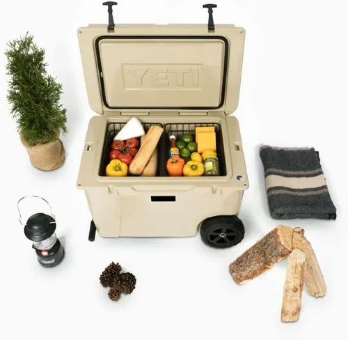 Miniatura 8 de Above Sea Level Cesta enfriadora para YETI Tundra Haul, YETI Roadie 48 y YETI Roadie 60 – Estante enfriador de alambre para enfriadores de ruedas