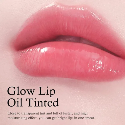 Miniatura 6 de KYDA Aceite de brillo labial hidratante, brillo labial de aceite hidratante transparente voluminizador, aceite labial teñido para el cuidado