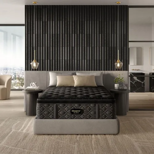 Miniatura 14 de Beautyrest Black Series Three - Colchón tamaño matrimonial mediano de 15.25 pulgadas, transpirable, refrescante y de apoyo, certificado CertiPUR-US
