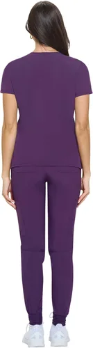 Miniatura 3 de Natural Uniforms Conjunto deportivo elástico esencial para mujer