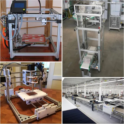 Miniatura 5 de 10 piezas 2020 soporte de esquina interior, conector de soporte de aluminio en forma de L de 2 agujeros para perfil de extrusión de aluminio 2020