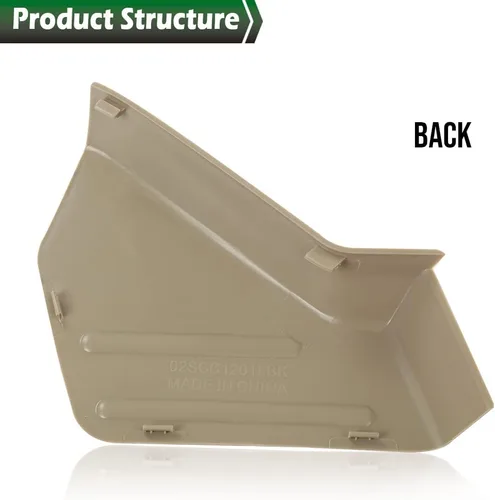 Miniatura 8 de GRAND ORANGE Cubierta exterior del asiento delantero izquierdo del lado del conductor compatible con Ford F150 Crew Cab 2009-2014, beige
