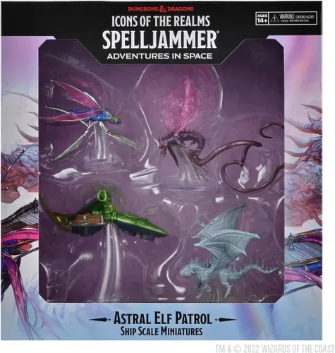 Miniatura 2 de Iconos de D&D de los reinos: escala de barcos - Patrulla de elfos astrales