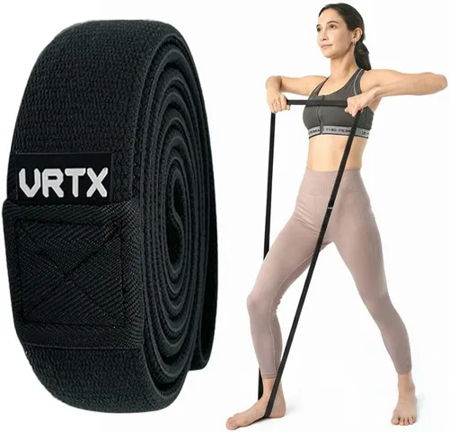Miniatura 7 de VRTX No.00 Bandas de resistencia de tela para hombres y mujeres Banda larga de ejercicio para entrenamiento, estiramiento, yoga, entrenamiento