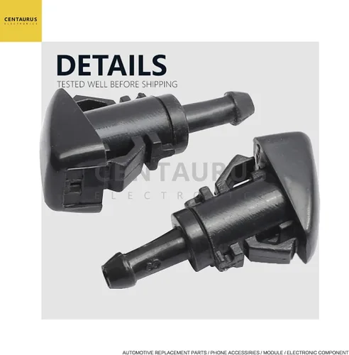 Miniatura 4 de CENTAURUS 4805742AB - Kit de chorro de pulverización de boquilla de limpiaparabrisas (juego de 2) repuesto para 01-10 Pt Cruiser, 05-10 300, 06-10