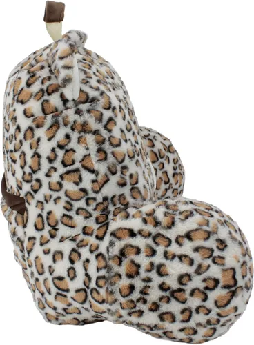 Miniatura 3 de Aterrizaje Suave Rincones de anidación Respaldo de personaje premium con asa de transporte y bolsillo trasero - Leopardo