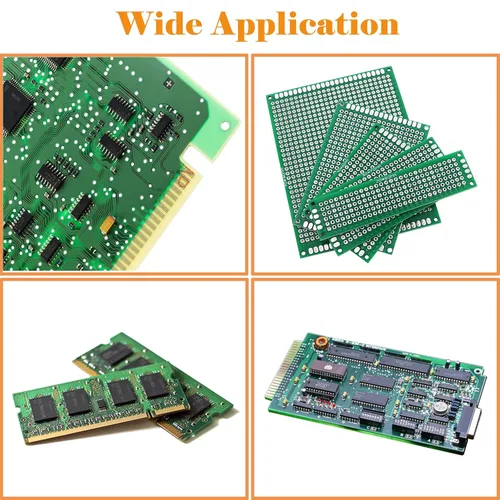 Miniatura 5 de 48 piezas de kit de placa PCB de doble cara para soldadura DIY y prototipos de placas de circuito para proyectos electrónicos, compatible con kits