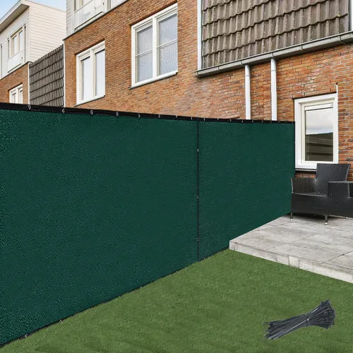Miniatura 10 de ASTEROUTDOOR - Pantalla de privacidad para balcón y valla de 6 x 50 pies, 90% de clasificación de sombra, tela de polietileno negro de 6.00 oz/m²