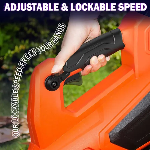 Miniatura 4 de Soplador de hojas inalámbrico compatible con batería Dewalt 20V Max, con 2 baterías de 4.0Ah y cargador, soplador de hojas eléctrico hasta 160MPH